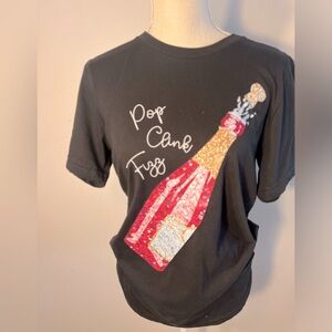 Super cute T-shirt  Bella Canvas Sz Small Black